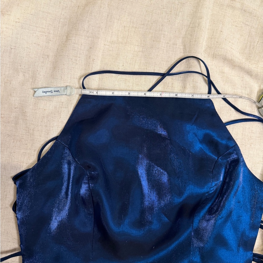 Faviana **2 piece Navy blue Shimmer Dress** - Picture 11 of 14